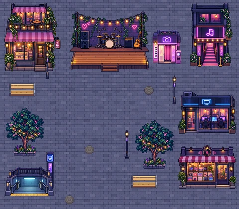 Hongdae nights · Actual playable maps