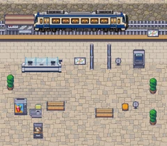 Railway station · Actual playable maps
