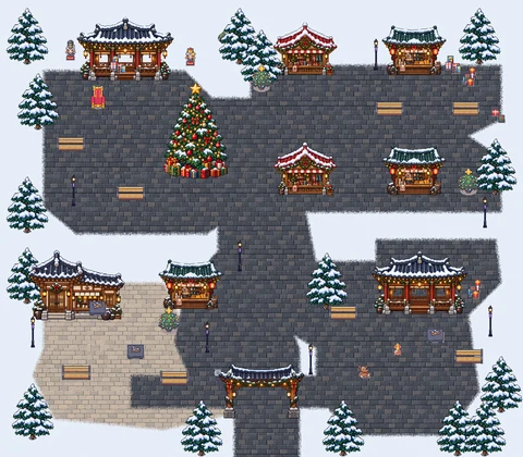 Christmas market · Actual playable maps